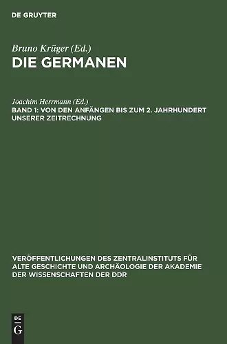 Von Den Anfängen Bis Zum 2. Jahrhundert Unserer Zeitrechnung cover