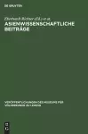 Asienwissenschaftliche Beiträge cover