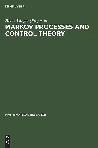 Markov Processes and Control Theory cover