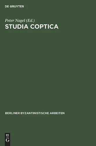Studia Coptica cover