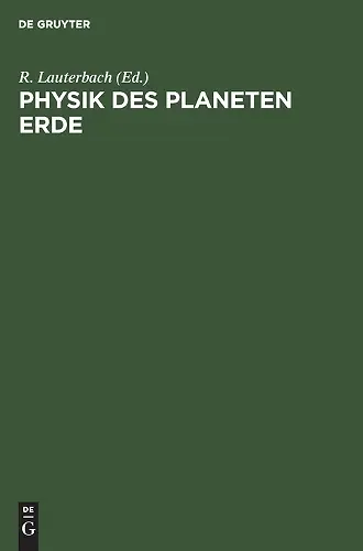 Physik Des Planeten Erde cover