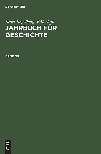 Jahrbuch Für Geschichte. Band 28 cover