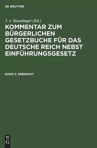 Erbrecht cover