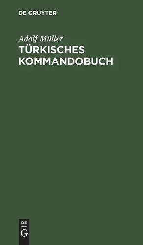 Türkisches Kommandobuch cover