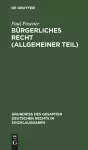 Bürgerliches Recht (Allgemeiner Teil) cover