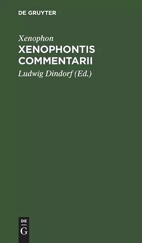 Xenophontis Commentarii cover