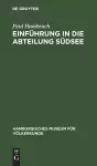 Einführung in Die Abteilung Südsee cover