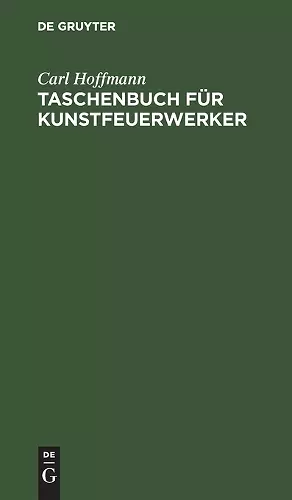 Taschenbuch für Kunstfeuerwerker cover