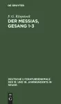 Der Messias, Gesang 1-3 cover