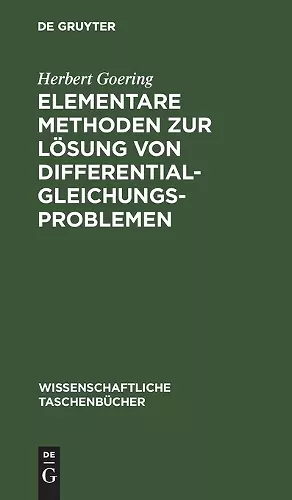 Elementare Methoden Zur Lösung Von Differentialgleichungsproblemen cover