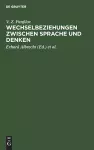Wechselbeziehungen Zwischen Sprache Und Denken cover