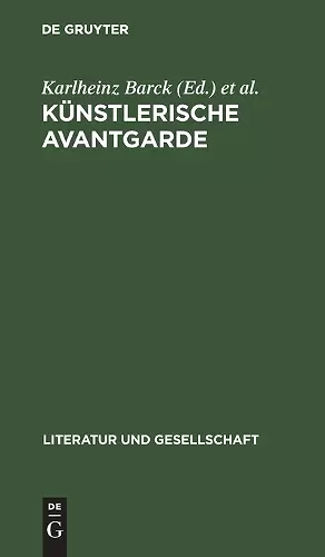 Künstlerische Avantgarde cover
