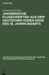 Jakobinische Flugschriften Aus Dem Deutschen Süden Ende Des 18. Jahrhunderts cover