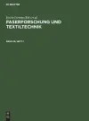 Faserforschung Und Textiltechnik. Band 26, Heft 1 cover