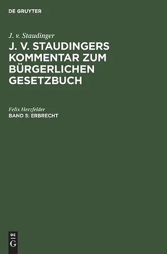 Erbrecht cover