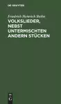 Volkslieder, Nebst Untermischten Andern Stücken cover