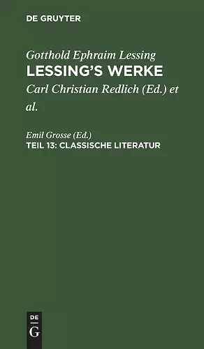 Classische Literatur cover