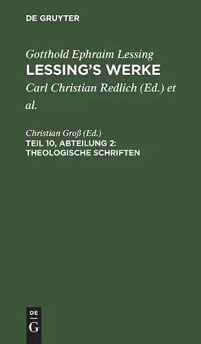 Theologische Schriften cover