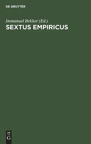 Sextus Empiricus cover