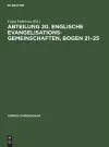 Abteilung 20. Englische Evangelisationsgemeinschaften, Bogen 21-25 cover
