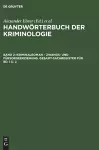 Kriminalroman - Zwangs- Und Fürsorgeerziehung. Gesamt-Sachregister Für Bd. 1 U. 2 cover