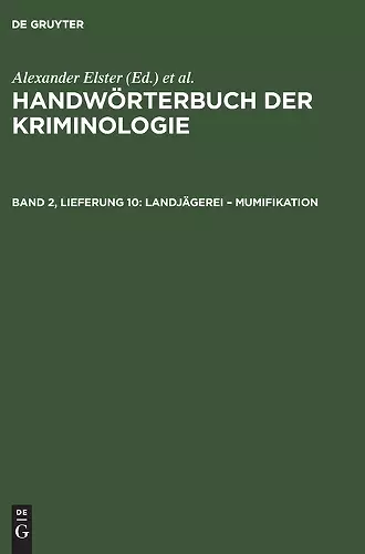 Landjägerei - Mumifikation cover