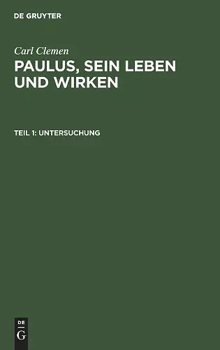 Untersuchung cover