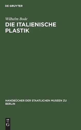 Die Italienische Plastik cover