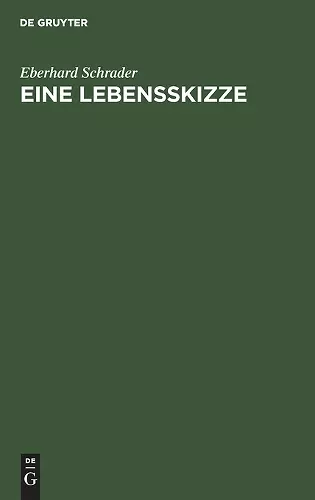 Eine Lebensskizze cover