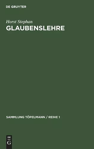 Glaubenslehre cover