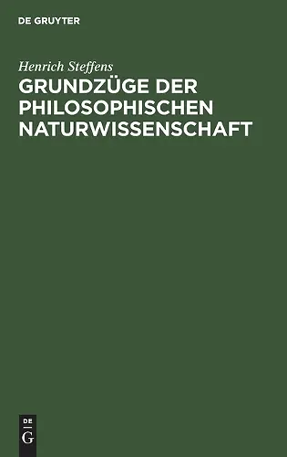 Grundzüge Der Philosophischen Naturwissenschaft cover