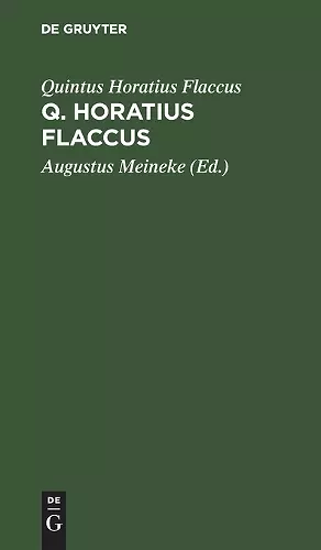 Q. Horatius Flaccus cover
