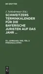 1916, Teil 2: Personallisten cover