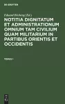 Notitia Dignitatum Omnium Tam Civilium Quam Militarium in Partibus Orientis cover
