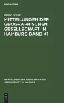 Mitteilungen der Geographischen Gesellschaft in Hamburg Band 41 cover