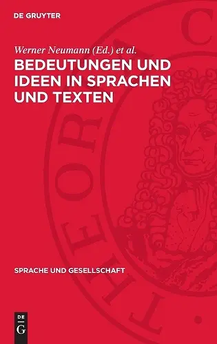 Bedeutungen Und Ideen in Sprachen Und Texten cover