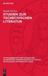 Studien Zur Tschechischen Literatur cover