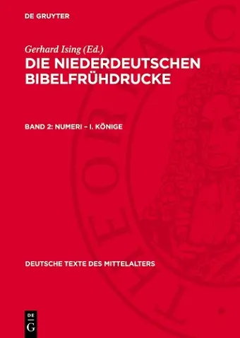 Numeri - I. Könige cover