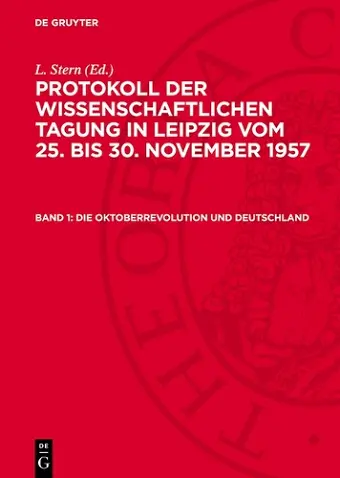 Die Oktoberrevolution Und Deutschland cover