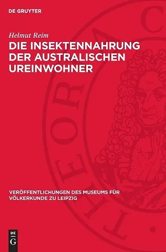 Die Insektennahrung Der Australischen Ureinwohner cover