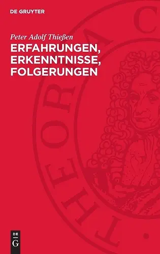 Erfahrungen, Erkenntnisse, Folgerungen cover