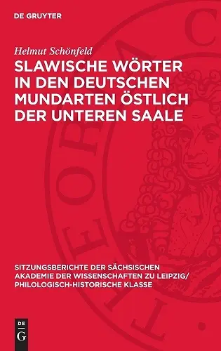 Slawische Wörter in den deutschen Mundarten östlich der unteren Saale cover