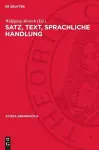 Satz, Text, Sprachliche Handlung cover