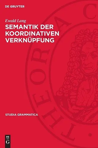Semantik Der Koordinativen Verknüpfung cover
