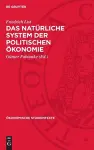 Das Natürliche System Der Politischen Ökonomie cover
