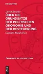Über Die Grundsätze Der Politischen Ökonomie Und Der Besteuerung cover