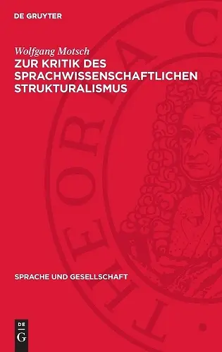 Zur Kritik Des Sprachwissenschaftlichen Strukturalismus cover
