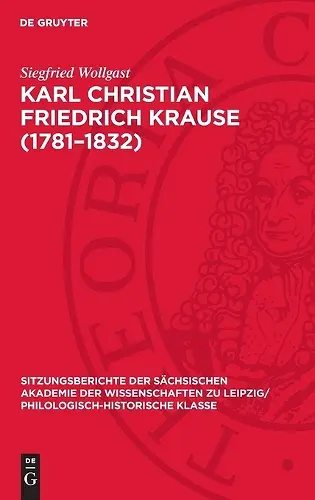 Karl Christian Friedrich Krause (1781-1832) cover