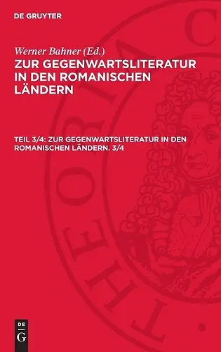 Zur Gegenwartsliteratur in Den Romanischen Ländern. Teil 3/4 cover