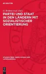 Partei Und Staat in Den Ländern Mit Sozialistischer Orientierung cover